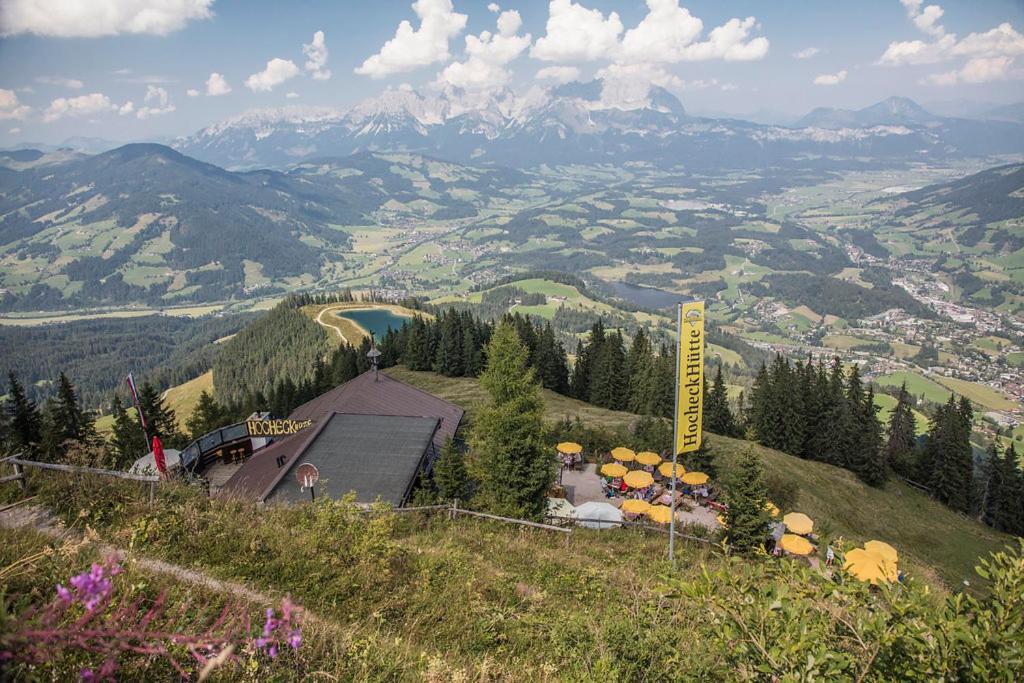 Hocheckhuette On Of The Hahnenkamm Mountain Kitzbühel