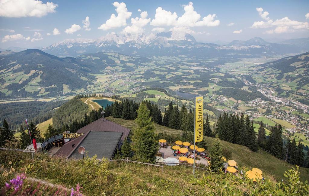Hocheckhuette On Of The Hahnenkamm Mountain Kitzbühel