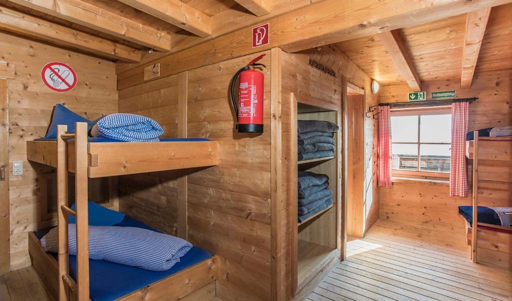 Inn Hocheckhuette On Of The Hahnenkamm Mountain *
