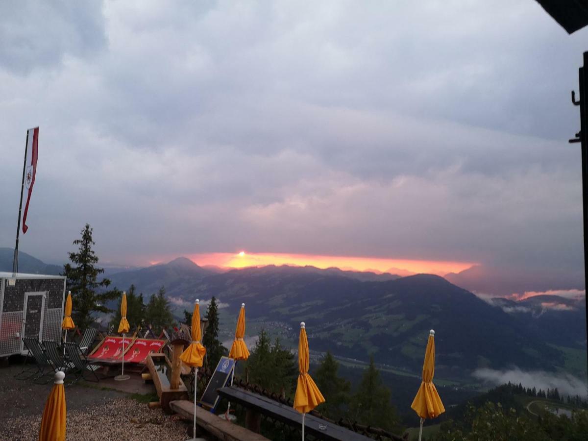 Hocheckhuette On Of The Hahnenkamm Mountain